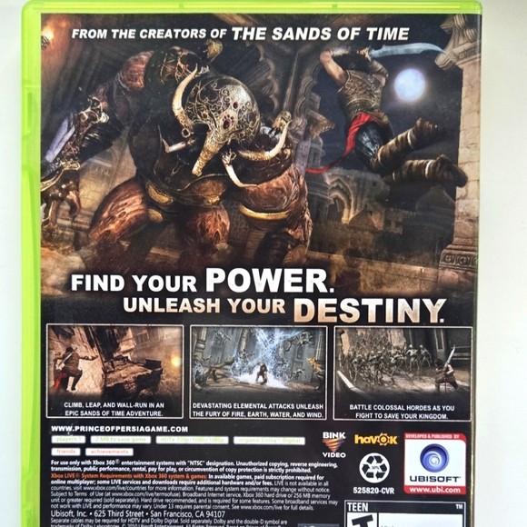 Prince of Persia - The Forgotten Sands Game for XBOX 360 - Picture 2 of 4